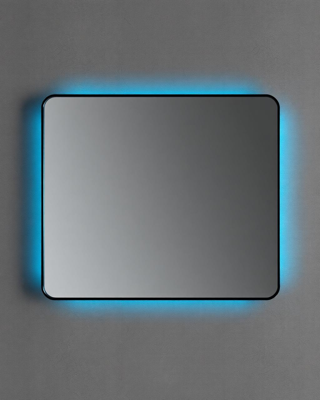 Рамка AI Mirror «Матовый чёрный алюминий» — Современный минимализм. Тонкий профиль, скрытый монтаж.