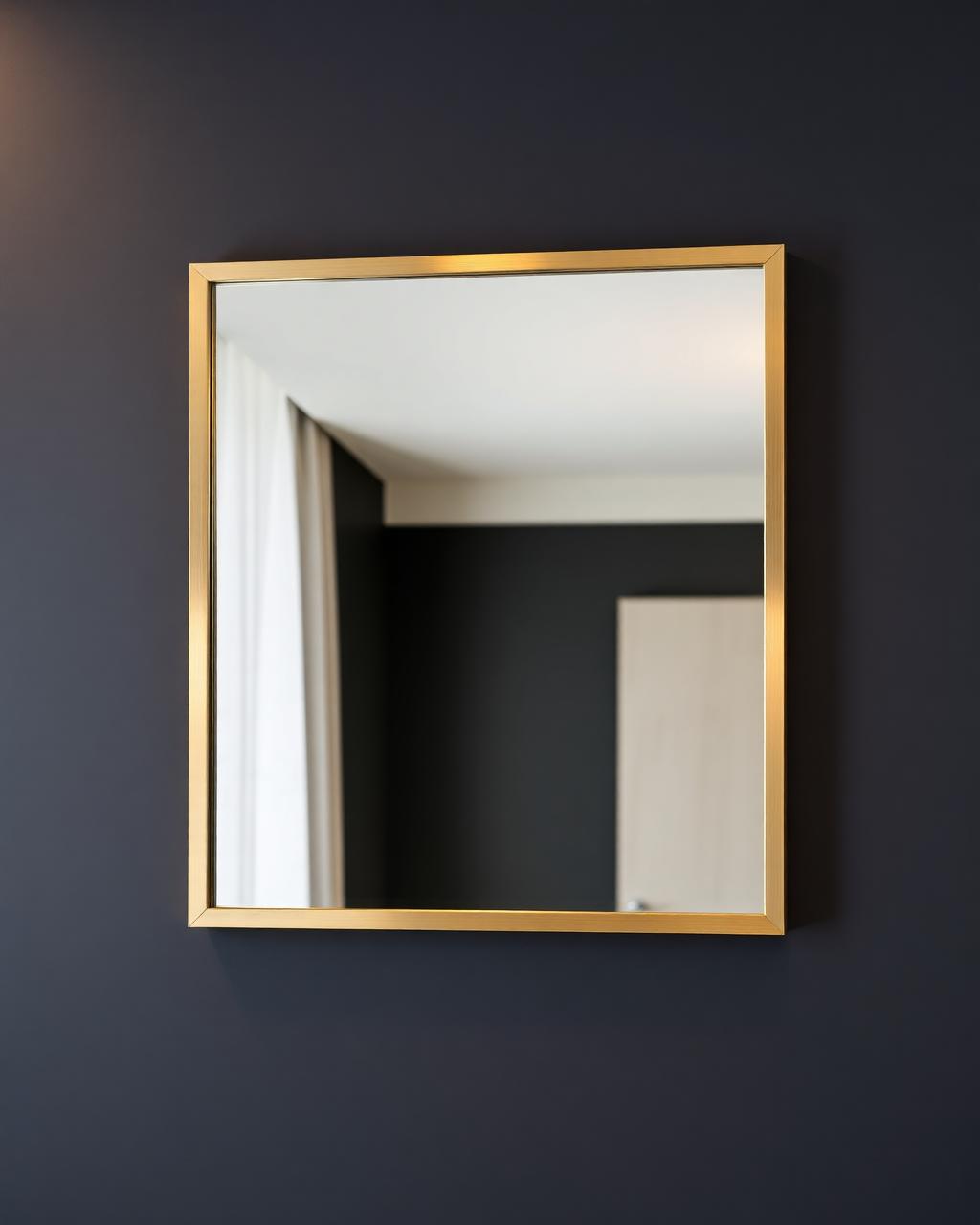 Рамка AI Mirror «Полированная латунь» — Премиум для отелей и suite-номеров.